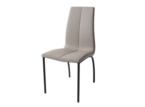 Sillas de Comedor Pack 2 Sillas Comedor Modernas Silla Nordica con Respaldo  de Plástico y Patas Metálicas, Silla Comedor Amarilla, Muebles Comedor