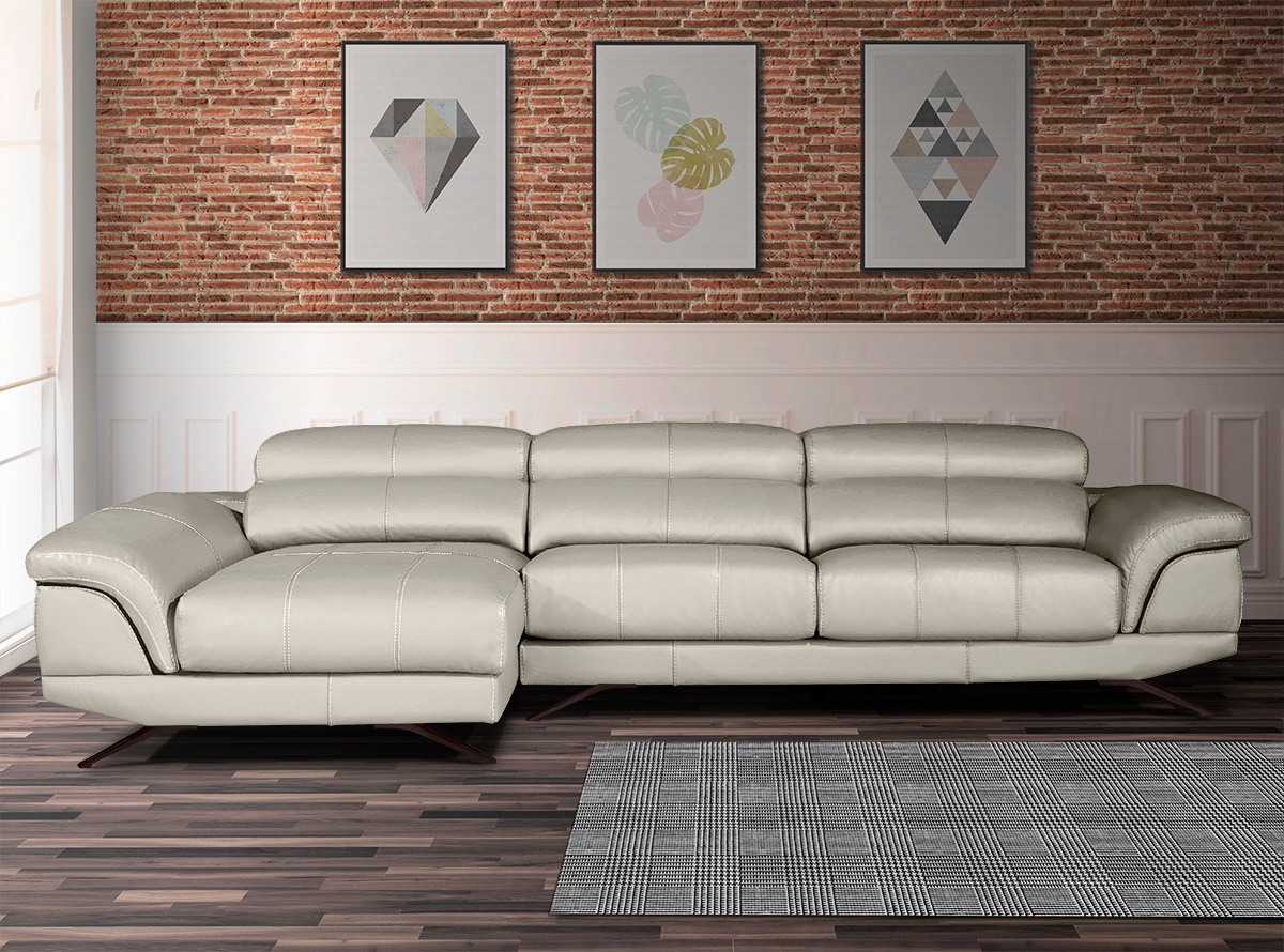 Chaise longue on sale de piel