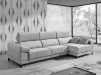 Chaise longue visto frente derecha
