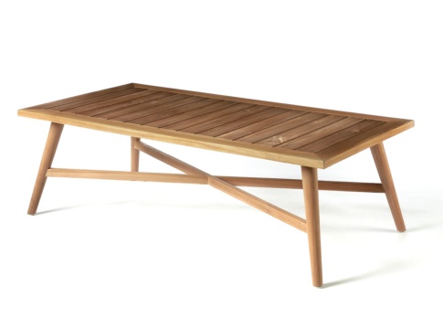 Mesa de centro exterior de madera ERIS