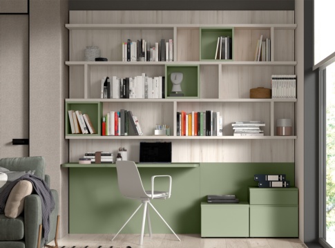 Estantería con escritorio GARA NEW-E6