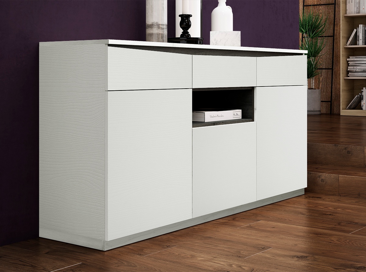 Aparador blanco Glenn, Muebles Comedor