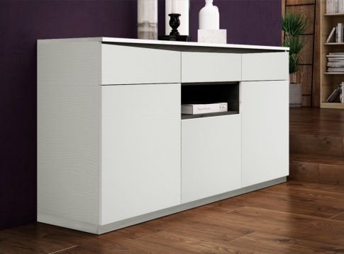 Aparador comedor blanco moderno - Silarte Muebles