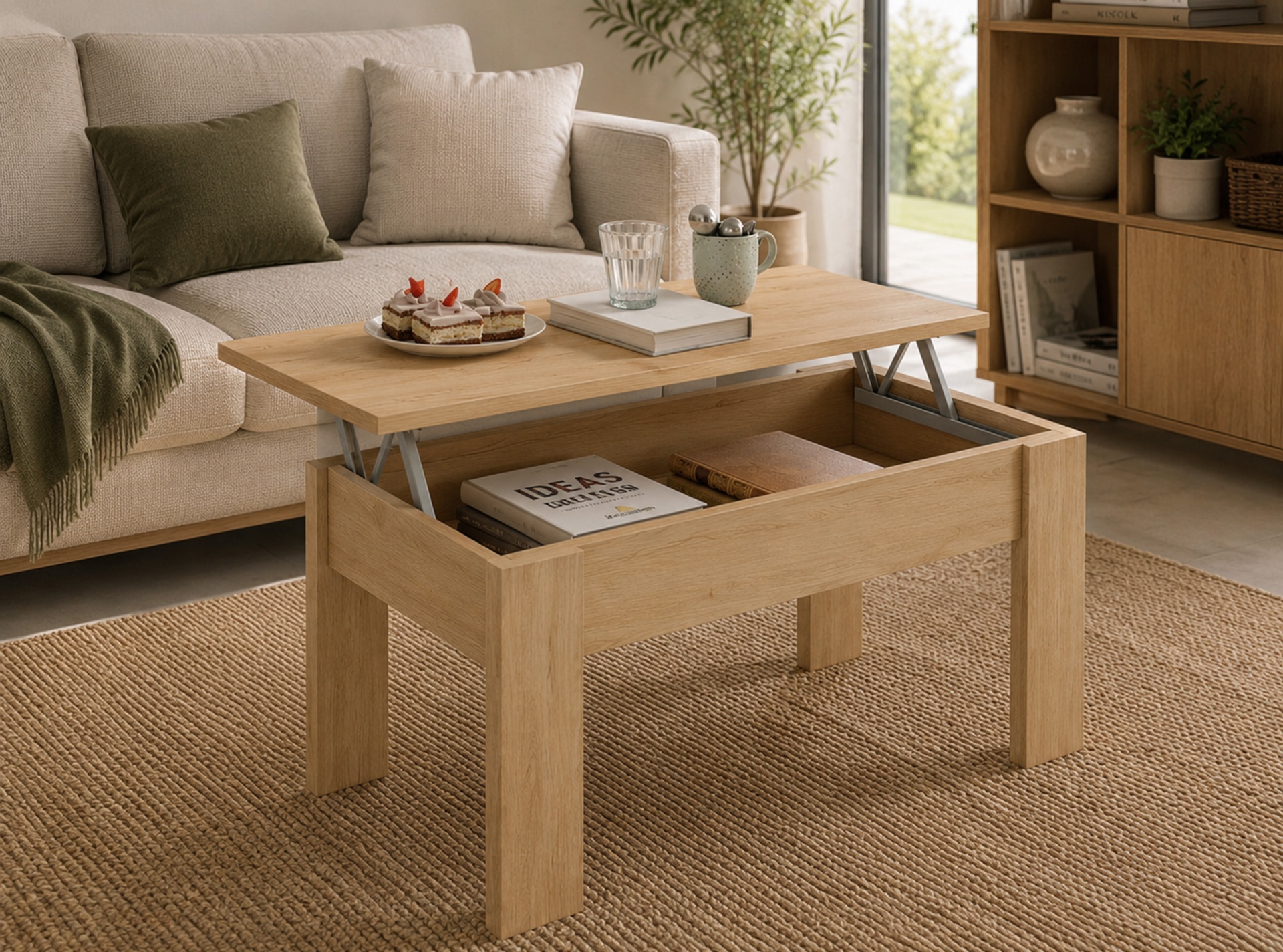 Mesa de centro elevable IDUN-O 1