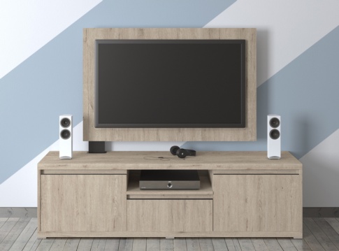 MUEBLES TV CON PANEL