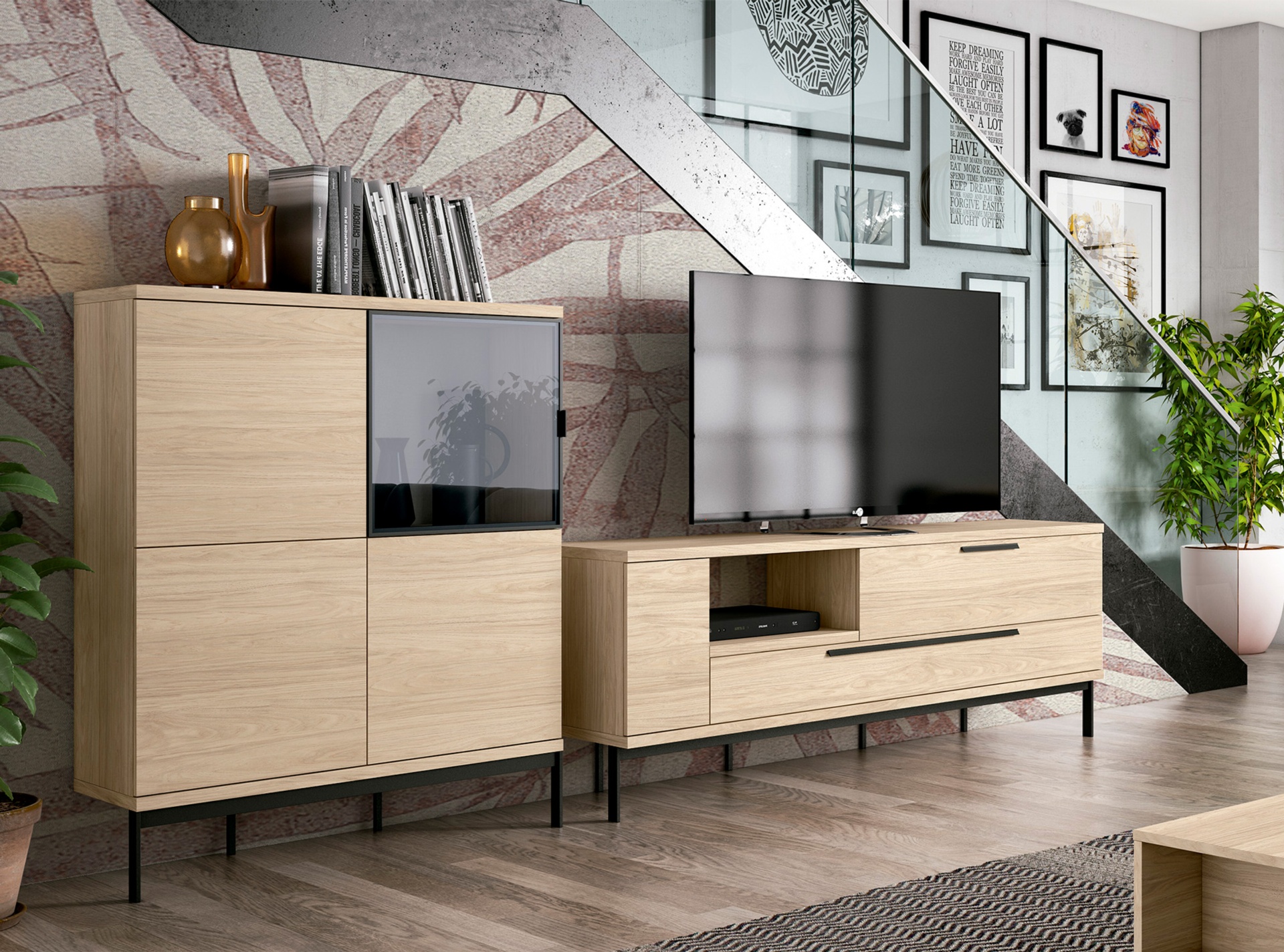 Mueble de salón para TV KORDEL-J