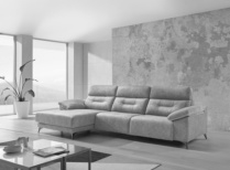 Chaise longue visto frente izquierda