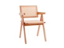 Madera maciza y ratán