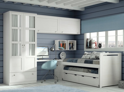 Dormitorios juveniles, literas y ambientes | Muebles La Fábrica