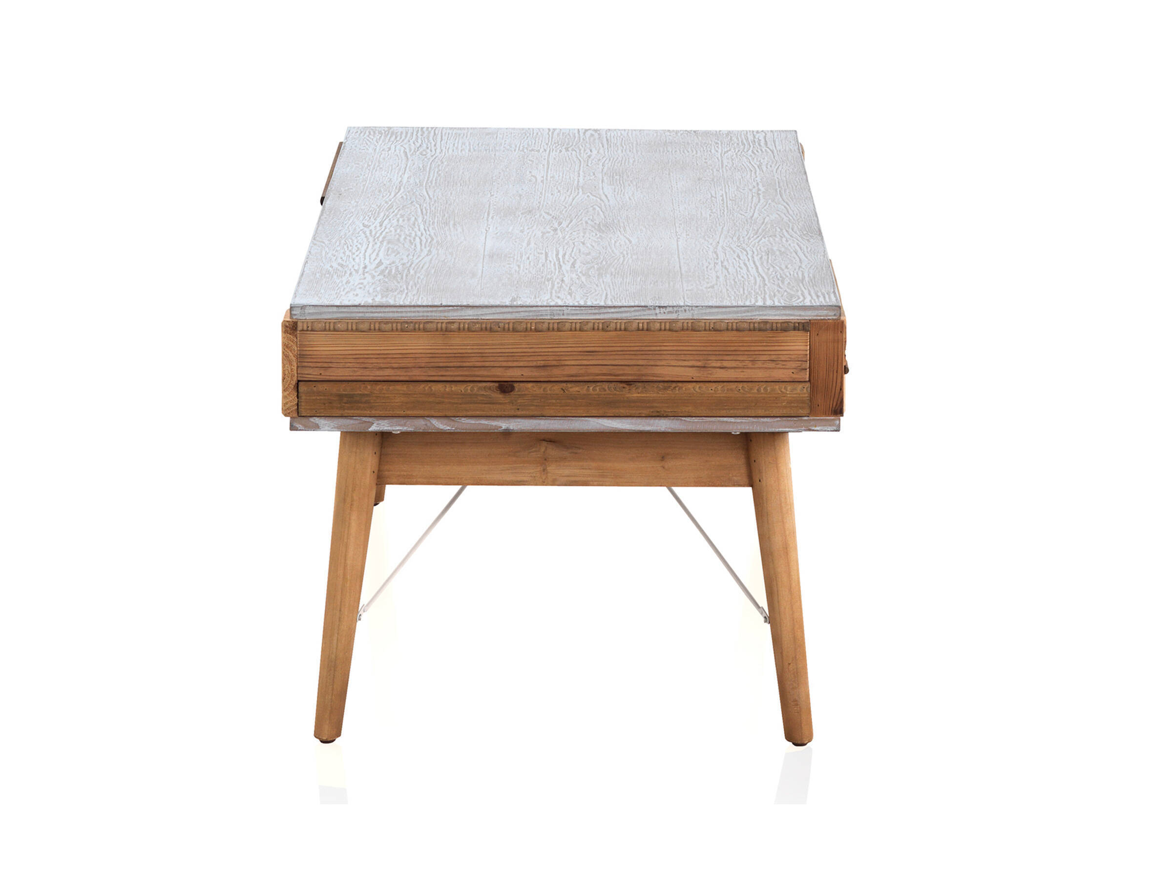 Mesa de centro de madera natural MONZON 2