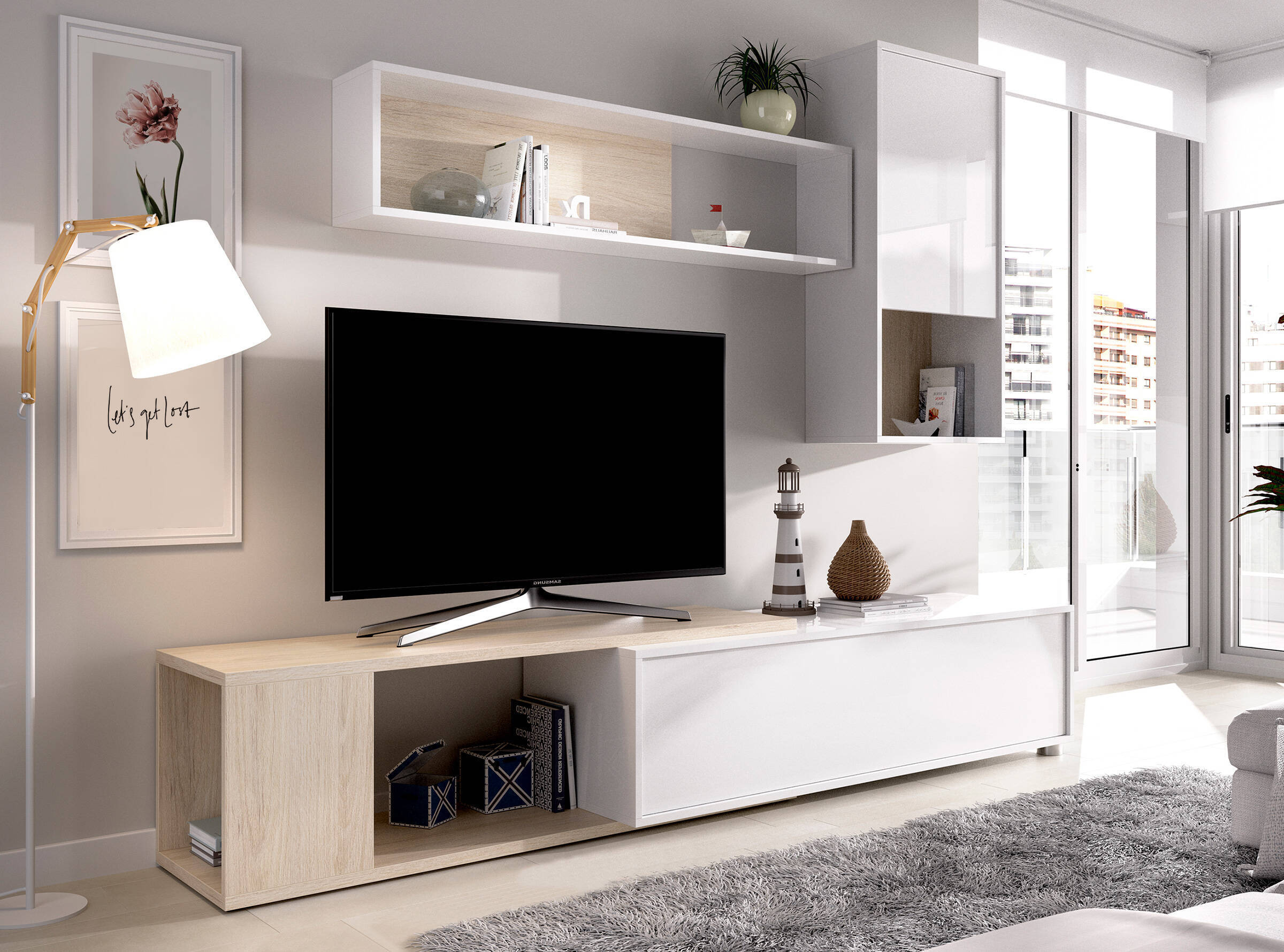 Mueble de salón multiposición KAPI