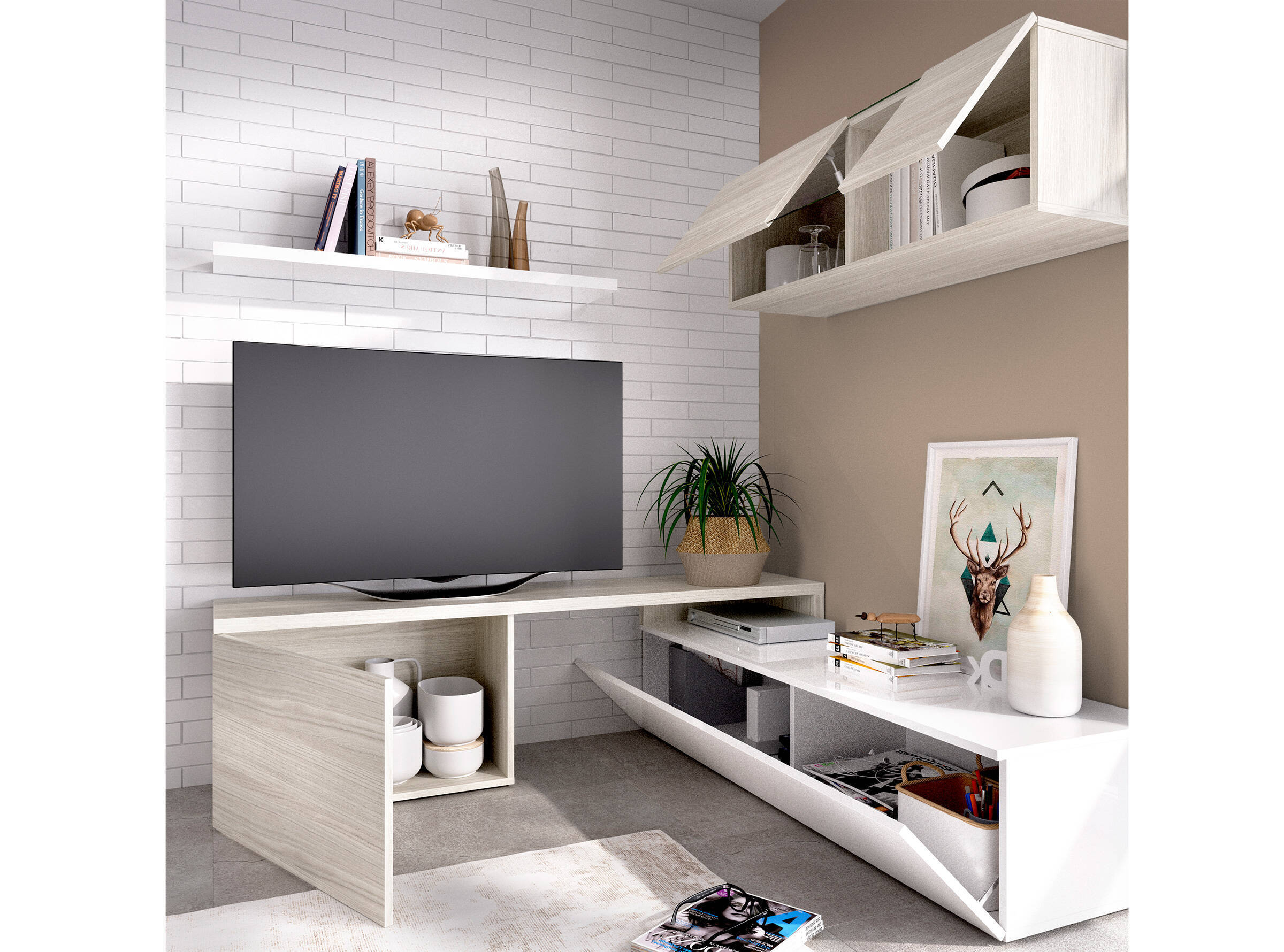 Conjunto de salón para TV GRODO 1