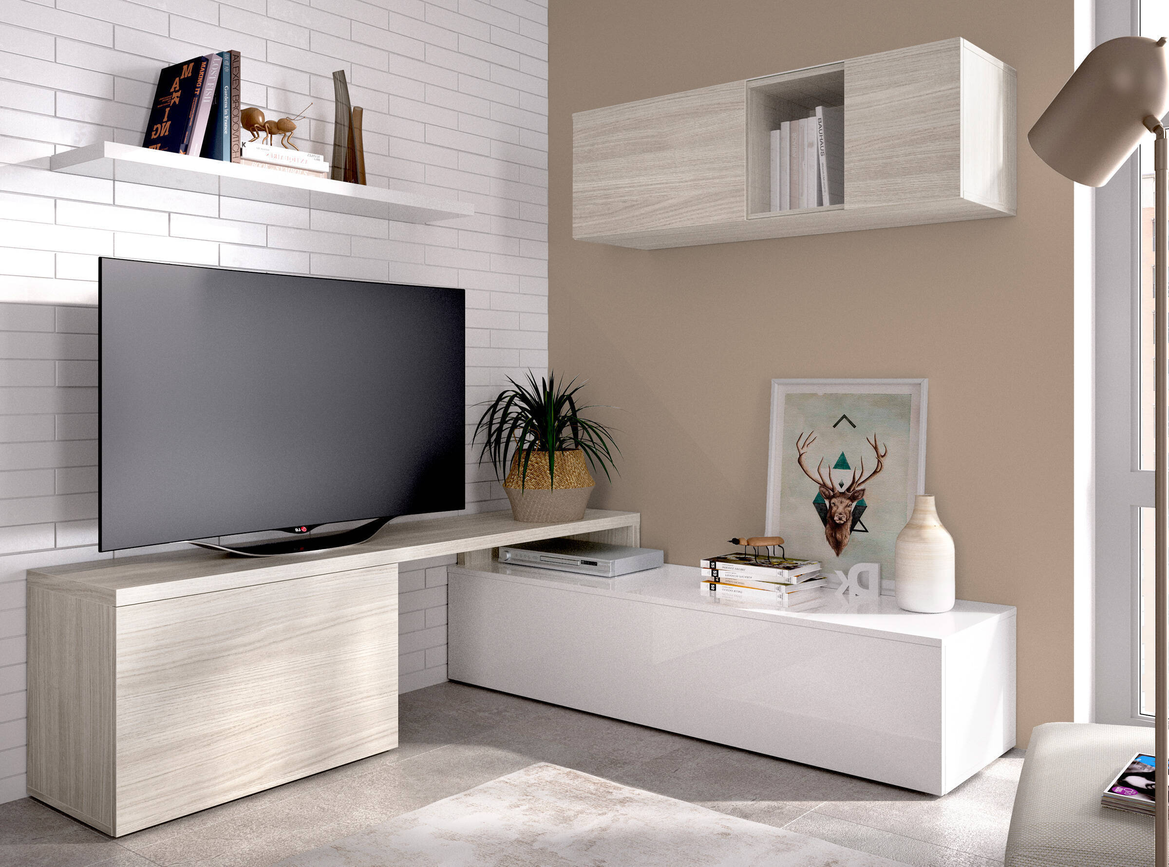 Conjunto de salón para TV GRODO