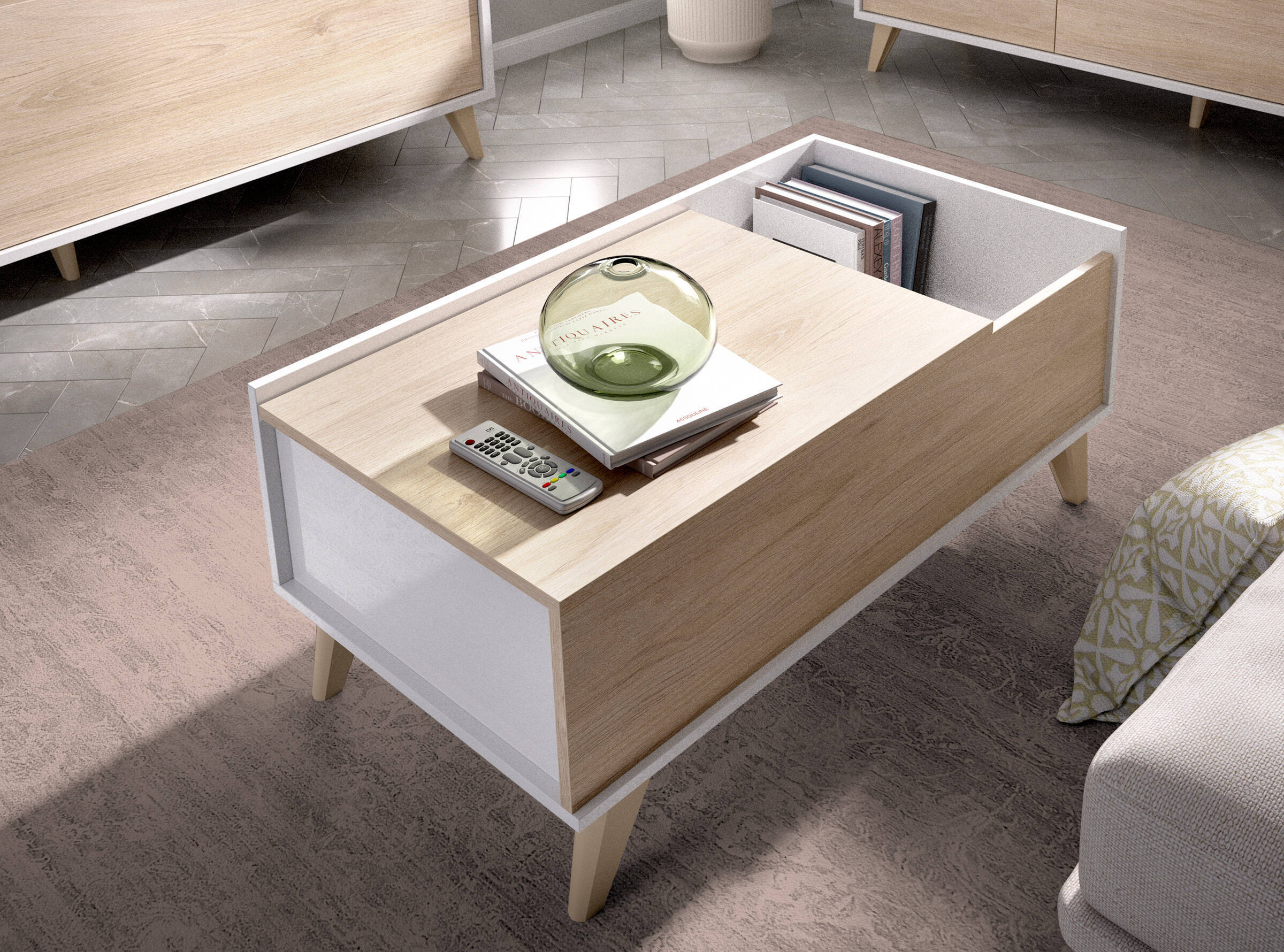 Mesa de centro elevable BENZAI-A